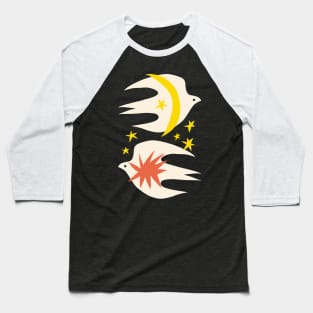 Peace Doves Baseball T-Shirt